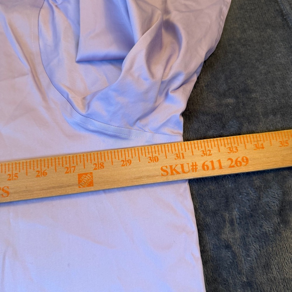 Murano Liquid Luxury Dress Shirt Mens 4XT Lavender Stretch Long Sleeve Tall NWT - Picture 7 of 10